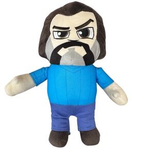 MINECRAFT MOVIE Plush toy JACK BLACK AS STEVE 2024 USED